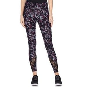 EUC Warrior Danica Patrick Lace High Waist Animal print Legging Medium